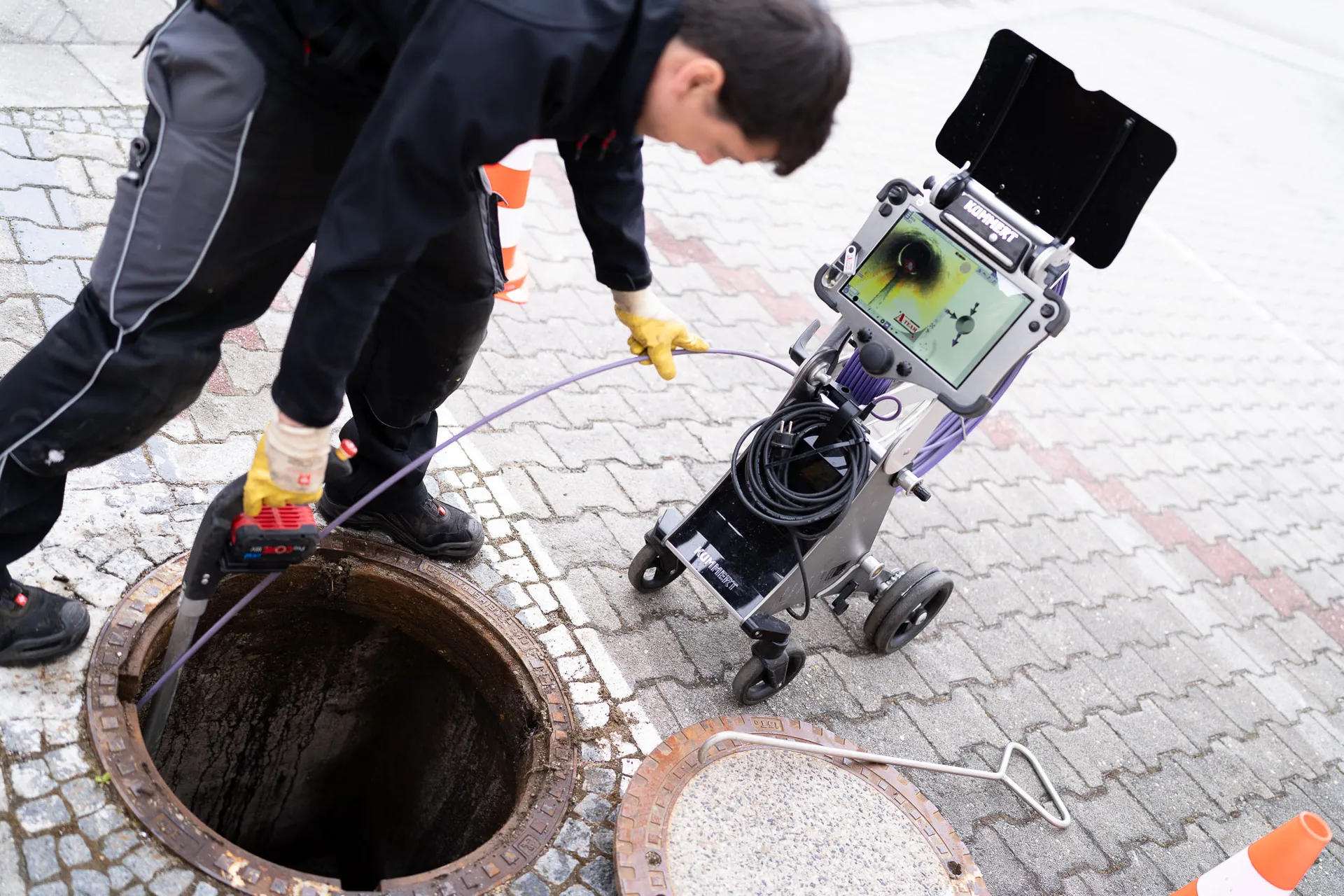 TV-Kanalinspektion mit modernster Kameratechnik