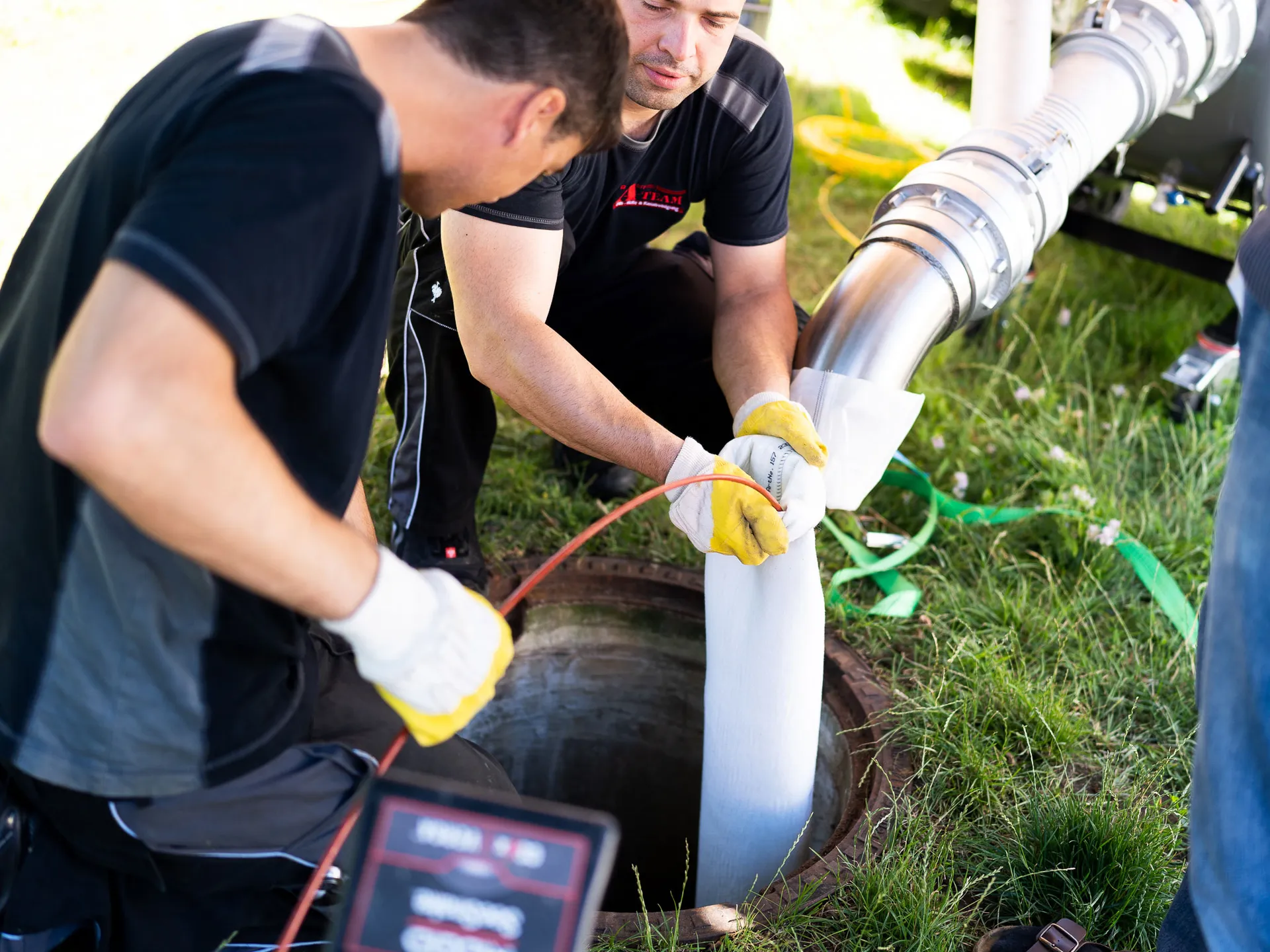 Rohrsanierung Arbeitsschritt 6